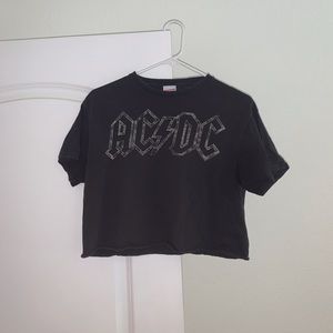 AC/DC Crop Top
